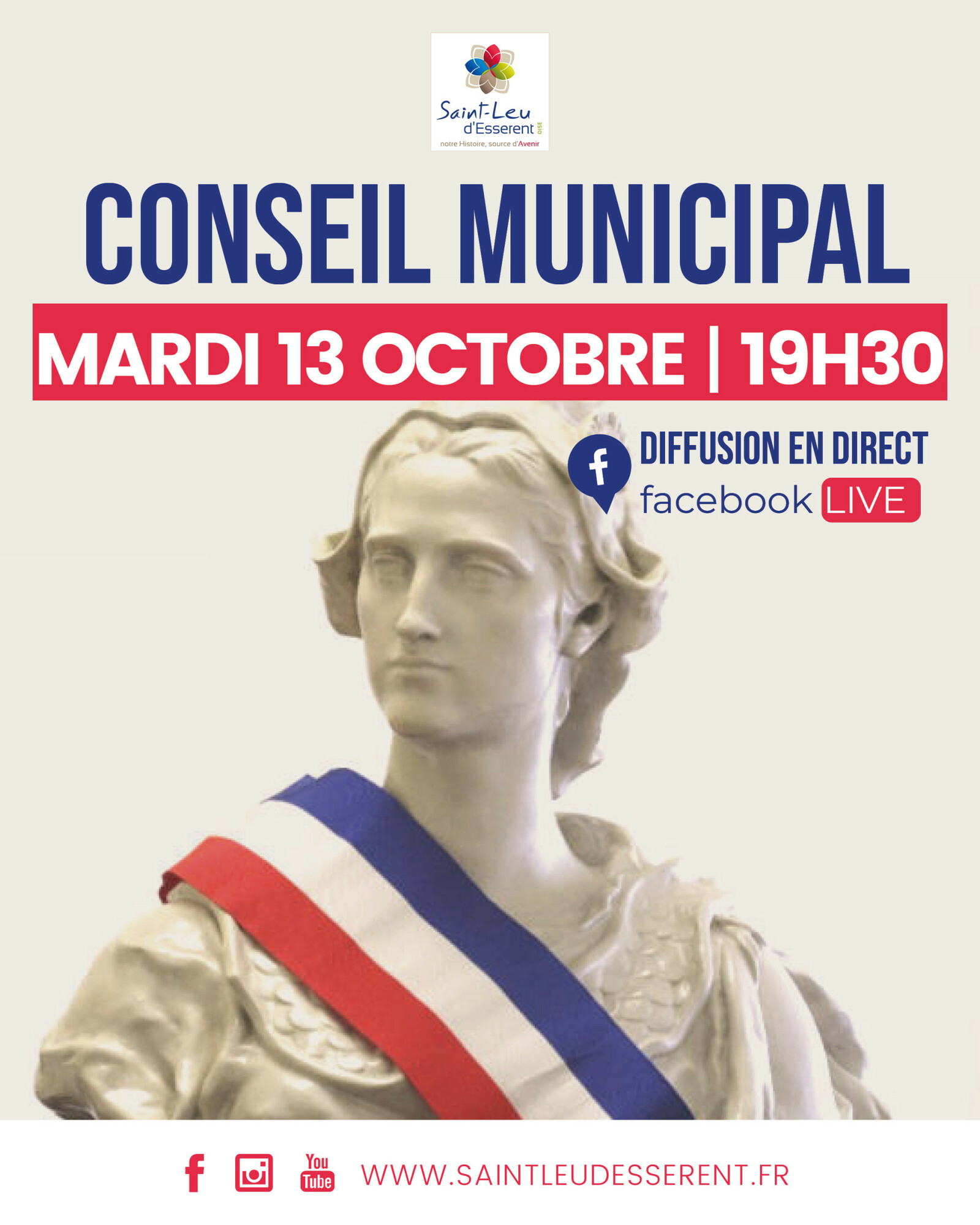 visuel du conseil municipal du 13 oct 2026