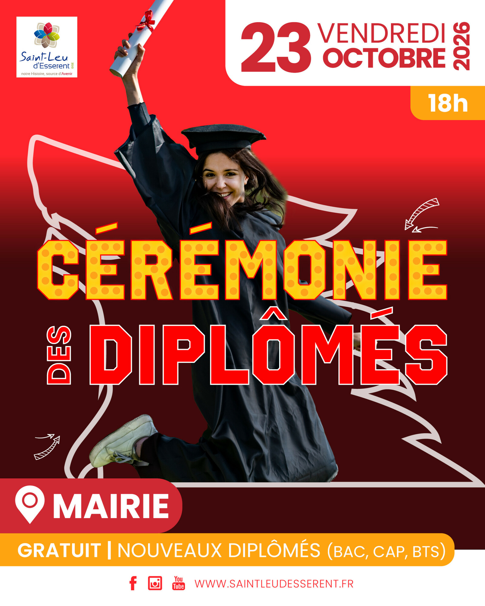 visuel de l'édition 2026 de la cérémonie des diplômés