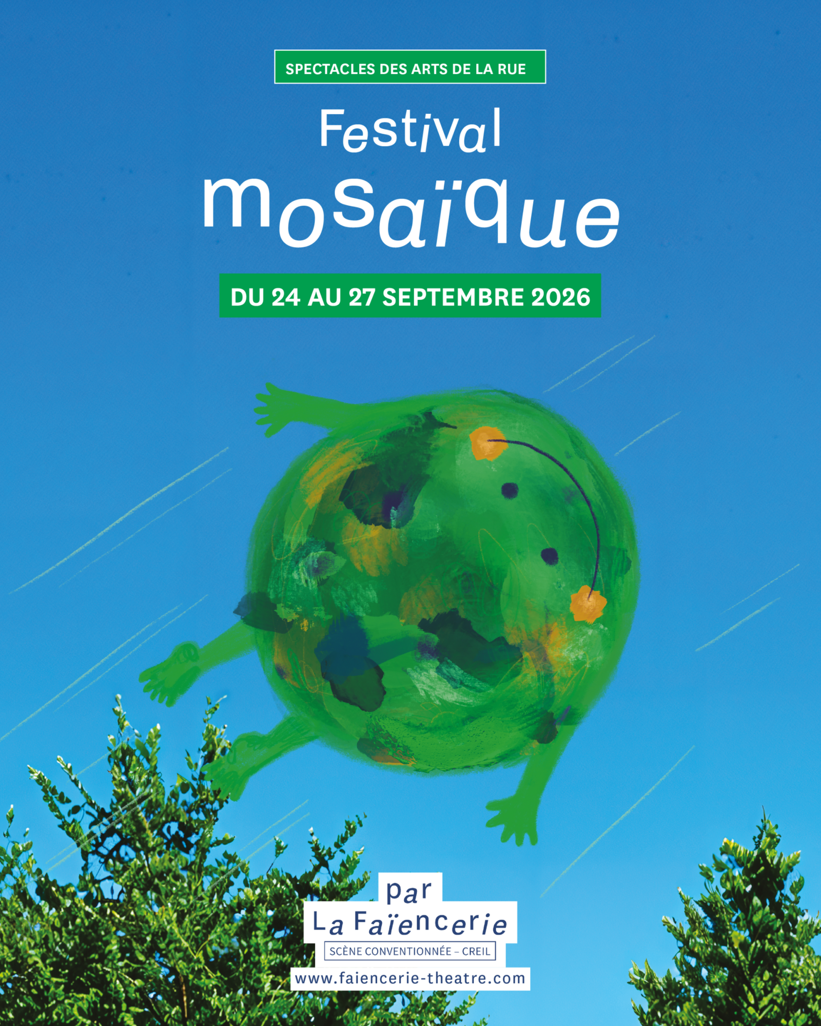 visuel édition 2026 du festival mosaïque